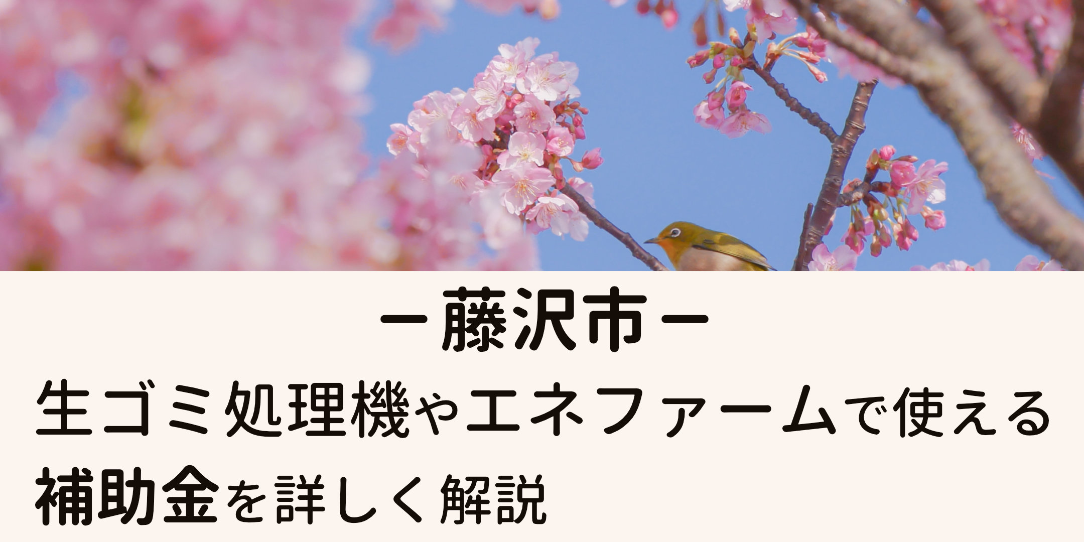 藤沢市 外壁塗装の補助金 助成金 生ゴミ処理機やエネファーム等